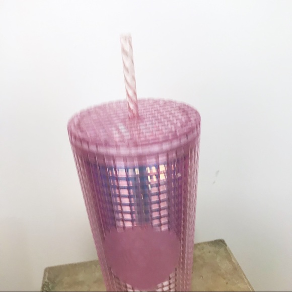 Starbucks Holiday 2020 Pink Gride Cold Cup 24 oz - Picture 4 of 6